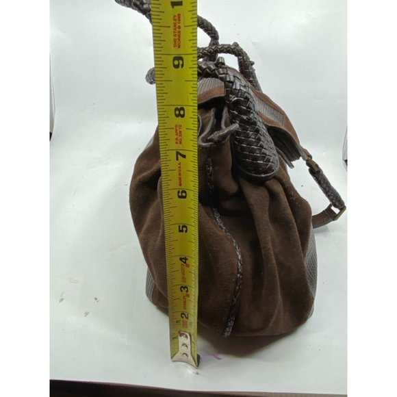 Sondra Roberts Brown Leather Handbag - Picture 5 of 16